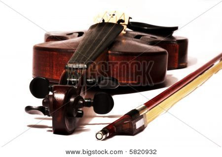 Oude viool en cello