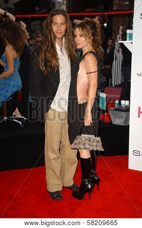 Dedee Pfeiffer and guest at the Los Angeles premiere of 
