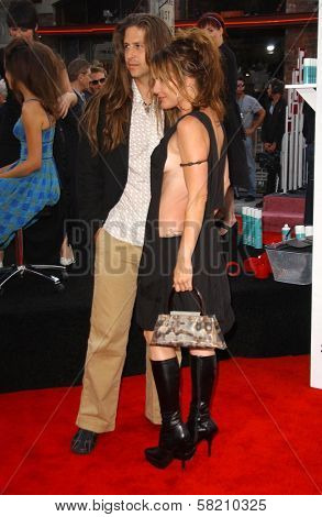 Dedee Pfeiffer and guest at the Los Angeles premiere of 