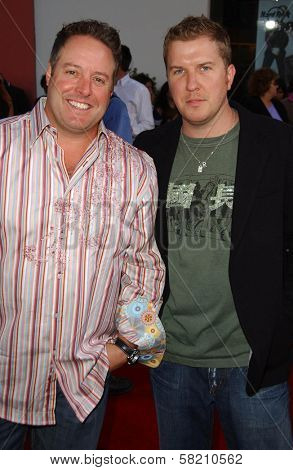 Gary Valentine and Nick Swardson at the World Premiere of 