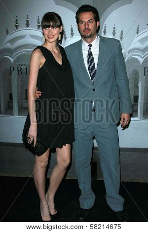 Guy Oseary and guest at the Giorgio Armani Prive Show to celebrate the Oscars. Green Acres, Los Angeles, CA. 02-24-07