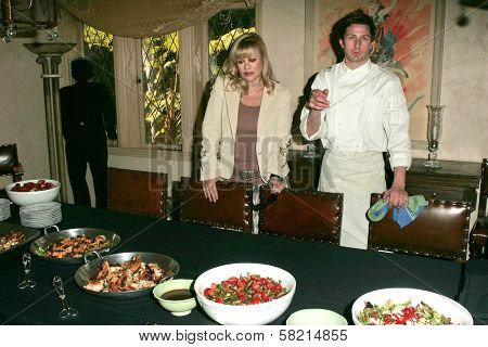 Daphna Ziman and Christopher Brugler at the press conference to promote Children Uniting Nations Awards Viewing Celebration. Private Location, Los Angeles, CA. 02-23-07
