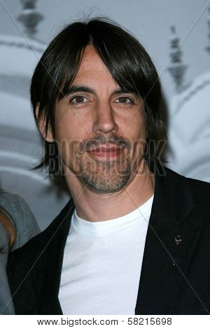 Anthony Kiedis at the Giorgio Armani Prive Show to celebrate the Oscars. Green Acres, Los Angeles, CA. 02-24-07