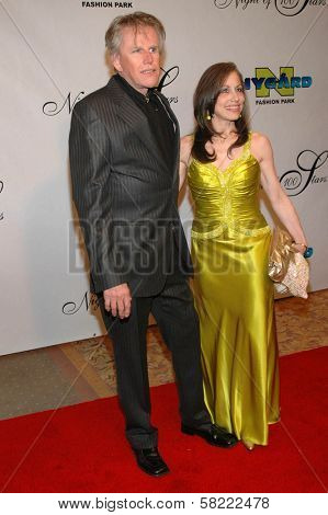 Gary Busey and Vicki Roberts at the 17th Annual Night of 100 Stars Gala. Beverly Hills Hotel, Beverly Hills, CA. 02-25-06