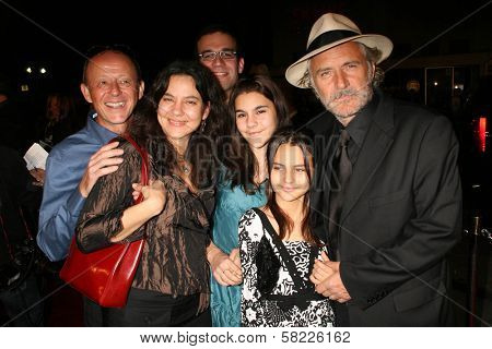 Rade Serbedzija and family at the Los Angeles Premiere of 