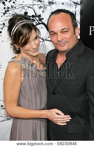 Sandra Bullock and Mennan Yapo at the World Premiere of 