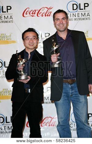 Raman Hui and Chris Miller at the ShoWest 2007 Awards Ceremony. Paris Hotel, Las Vegas, NV. 03-15-07