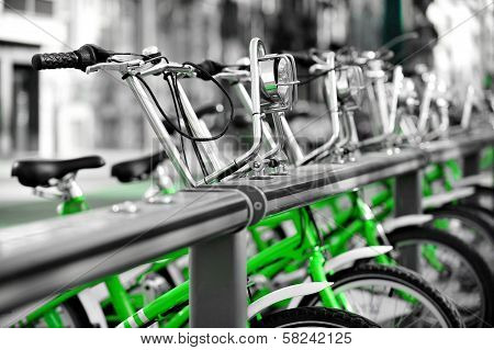 Rent A Green Bicycle