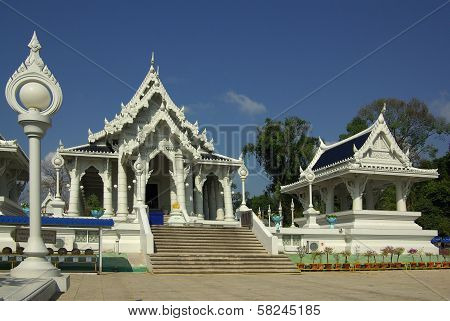 Kaew Grovaram Temple In Krabi Town, Thailand