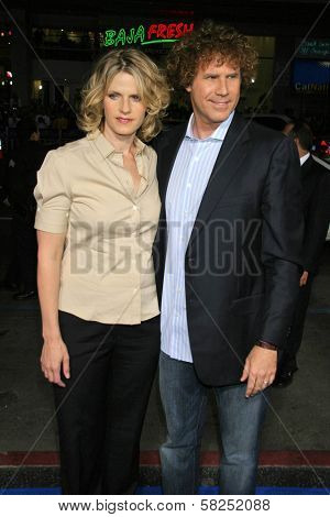Viveca Paulin and Will Ferrell at the Los Angeles Premiere of 