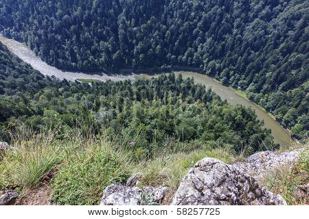 Spectacular River Canyon In Pieniny, Poland