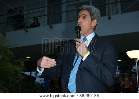 John Kerry at an instore event to promote the new book 