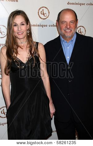 Dominique Cohen and her husband Eric at the grand opening of the Dominique Cohen Flagship Jewelry Store. 501 N. Robertson Blvd., Los Angeles, CA. 04-05-07