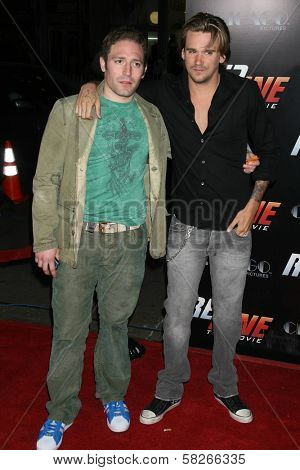 David Weintraub and Sean Stewart at the Los Angeles Premiere of 