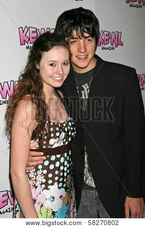 Jillian Clare and Vinnie Pergola at the Launch of Kwel Magazine. Gibson Baldwin Showroom, Beverly Hills, CA. 04-14-07