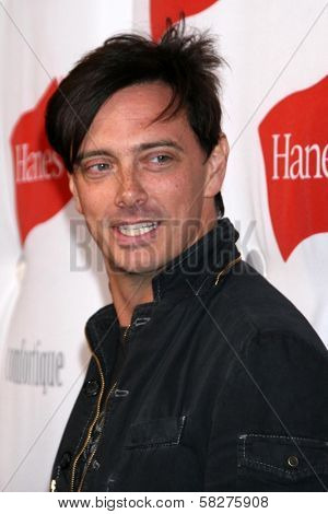 Donovan Leitch at the grand opening fot the Hanes Comfortique 