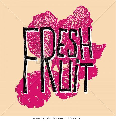 Fresh fruit raspberry