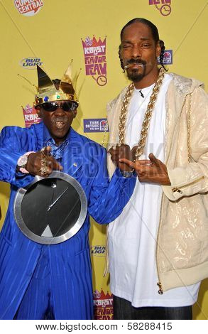 Flavor Flav and Snoop Dogg at the 