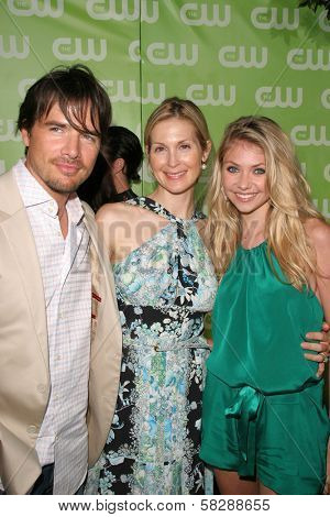 Matthew Settle with Kelly Rutherford and Taylor Momsen at the CW Summer 2007 TCA Press Tour. Pacific Design Center, Los Angeles, CA. 07-20-07