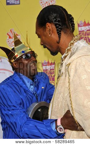 Flavor Flav and Snoop Dogg at the 