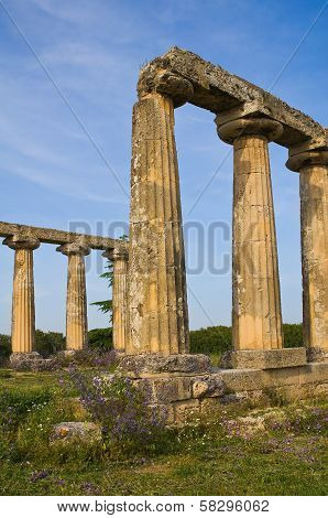 Tavole Palatine. Metaponto. Basilicata. Italy.