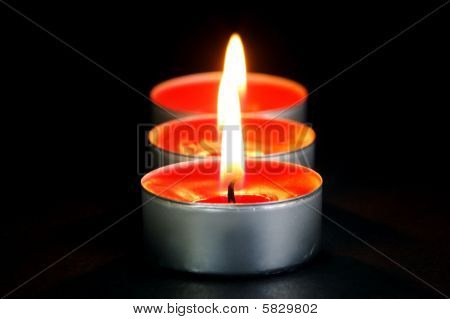 Červená Tealight Svíce
