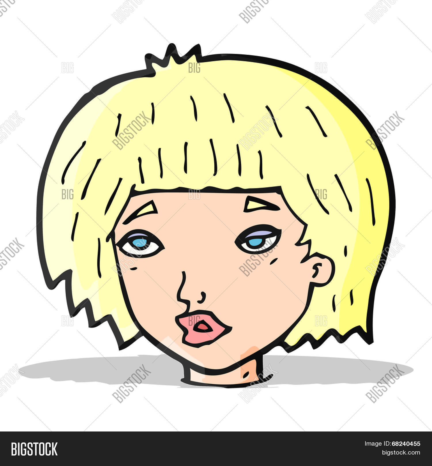 Cartoon Bored Looking Vector & Photo (Free Trial) | Bigstock