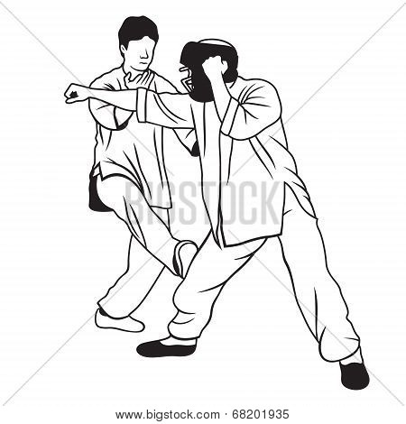 Martial Arts Illustration