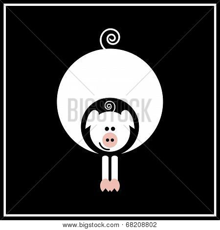 One Of Chinese Zodiac Signs - Pig