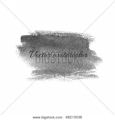 Watercolor Billet Isolated Vector Design Element.