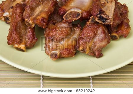 Fried Spareribs With Garlic Pepper