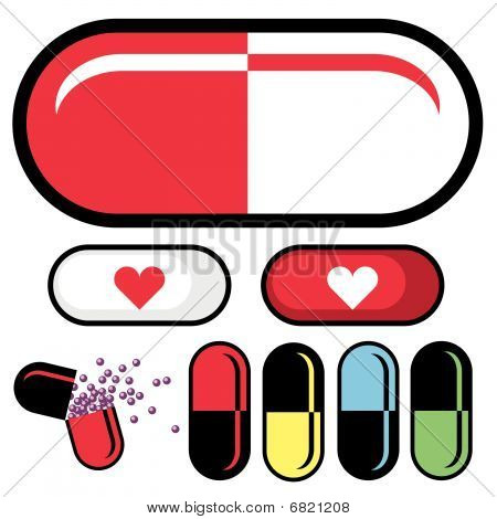 Drugs in pill form