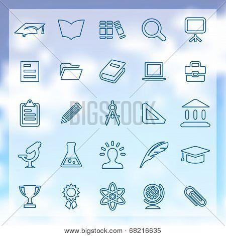 25 education icons
