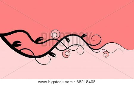 Swirl Design, Floral Inspired