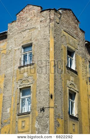 Gammel tjekkisk hus Fragment