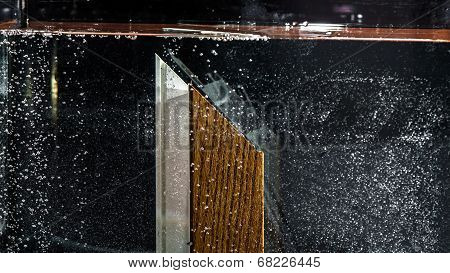 Wood Veneer Test By Water