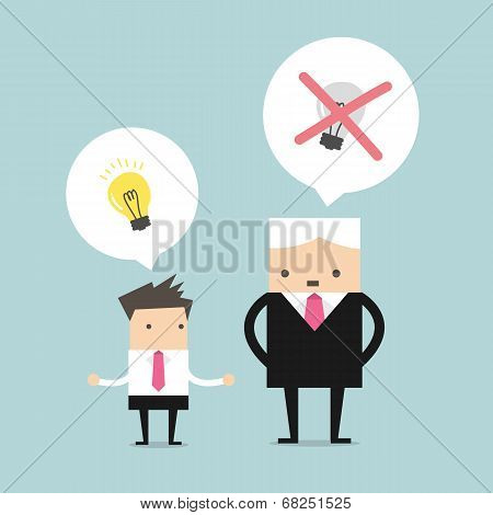 Boss killing the ideas