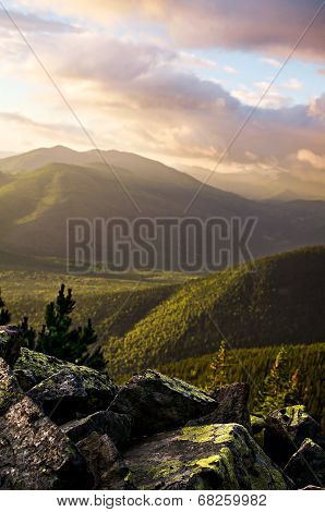 Dawn In The Mountains