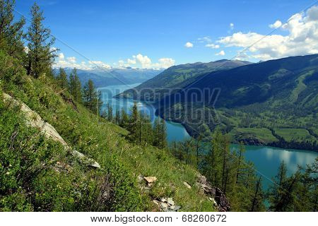 Summertime at Kanas Lake