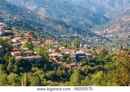 Pedoulas, A Popular Touristic Village In The Nicosia District Of Cyprus