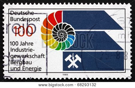 Postage Stamp Germany 1989 Trade Union