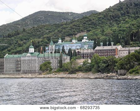Mount Athos as seen from the sea