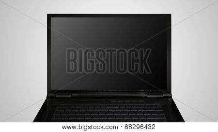 Laptop Monitor Display With Black Screen