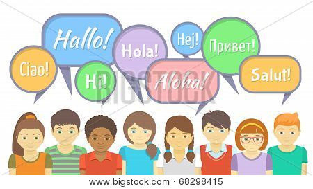 Kids say Hi