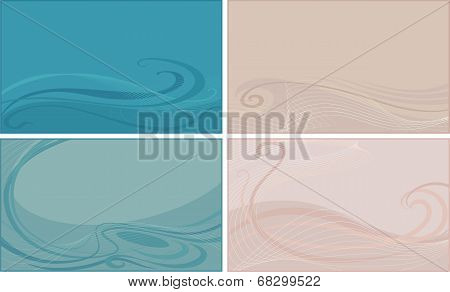 Set Of Abstract Backgrounds