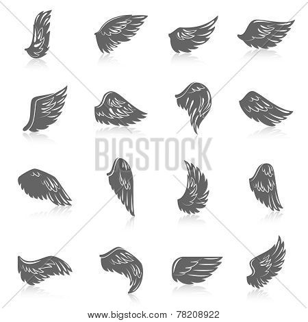Wing Icon Set