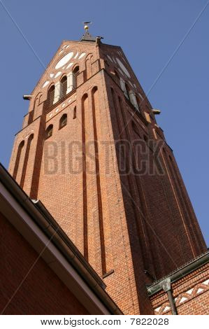 St.Willehad murstenskirke kirketårnet