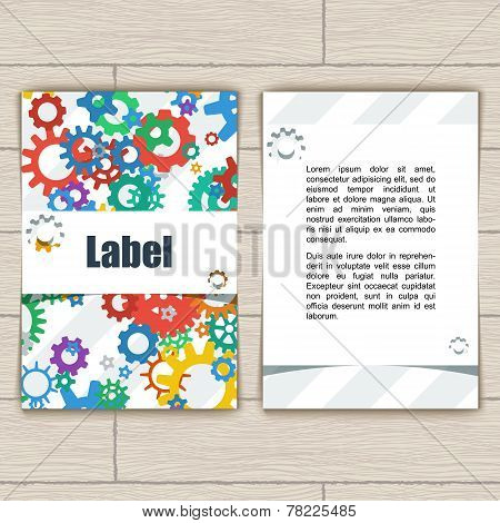 Card with Gears