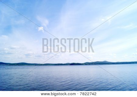 Lake and sky kind