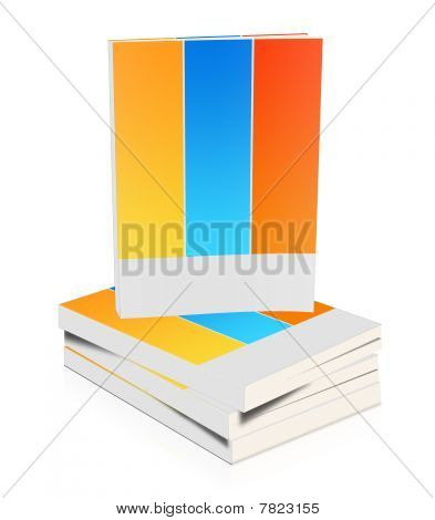 在白色背景上的一本书的插图